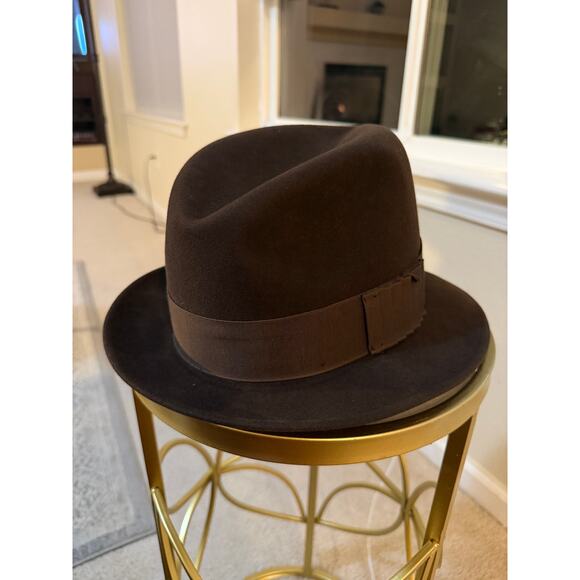 Biltmore “President” Men’s Fedora (Brown) – Size 7 5/8 - Picture 1 of 9